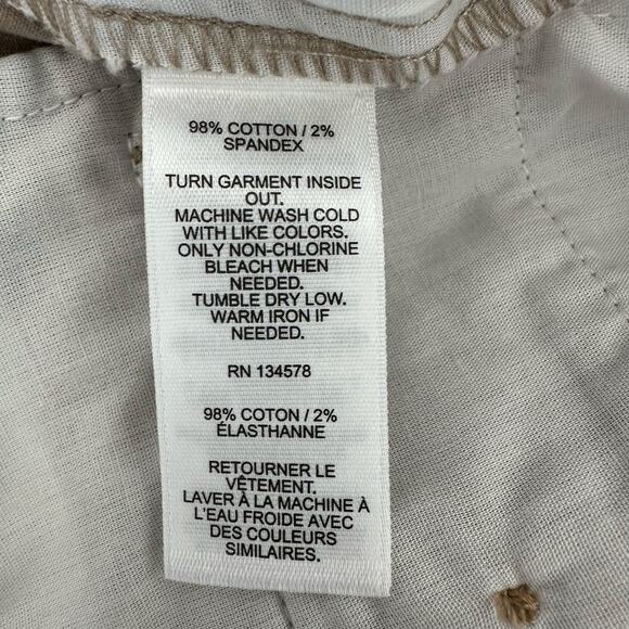 Vineyard Vines Boy Stretch Breaker Shorts Size 16 Khaki Chino Preppy New - Picture 7 of 8